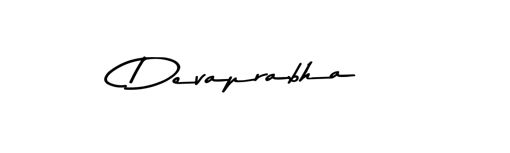 Create a beautiful signature design for name Devaprabha. With this signature (Asem Kandis PERSONAL USE) fonts, you can make a handwritten signature for free. Devaprabha signature style 9 images and pictures png