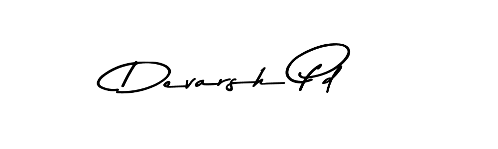 The best way (Asem Kandis PERSONAL USE) to make a short signature is to pick only two or three words in your name. The name Devarsh Pd include a total of six letters. For converting this name. Devarsh Pd signature style 9 images and pictures png