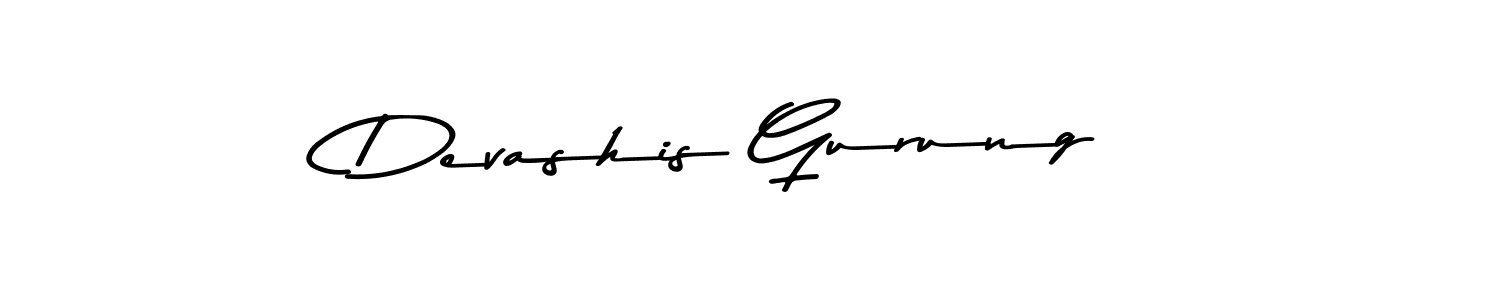 This is the best signature style for the Devashis Gurung name. Also you like these signature font (Asem Kandis PERSONAL USE). Mix name signature. Devashis Gurung signature style 9 images and pictures png