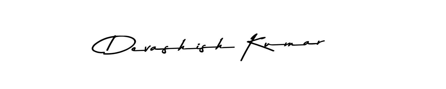 Use a signature maker to create a handwritten signature online. With this signature software, you can design (Asem Kandis PERSONAL USE) your own signature for name Devashish Kumar. Devashish Kumar signature style 9 images and pictures png