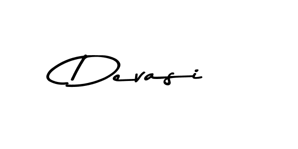 How to make Devasi signature? Asem Kandis PERSONAL USE is a professional autograph style. Create handwritten signature for Devasi name. Devasi signature style 9 images and pictures png