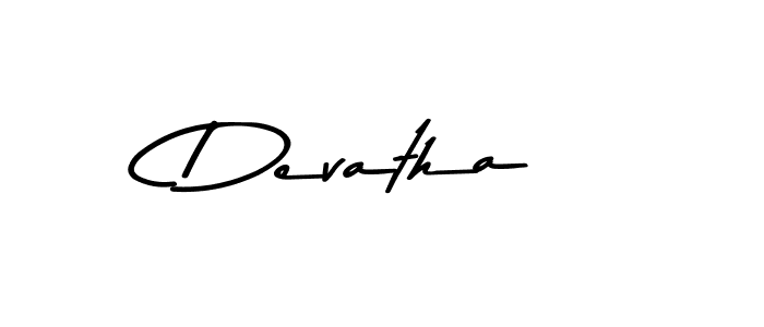It looks lik you need a new signature style for name Devatha. Design unique handwritten (Asem Kandis PERSONAL USE) signature with our free signature maker in just a few clicks. Devatha signature style 9 images and pictures png