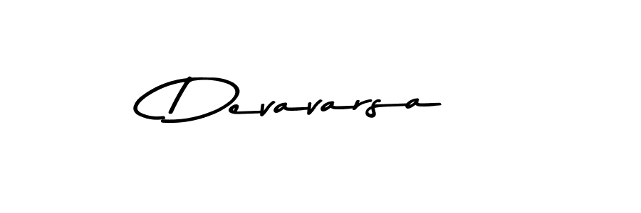 Devavarsa stylish signature style. Best Handwritten Sign (Asem Kandis PERSONAL USE) for my name. Handwritten Signature Collection Ideas for my name Devavarsa. Devavarsa signature style 9 images and pictures png