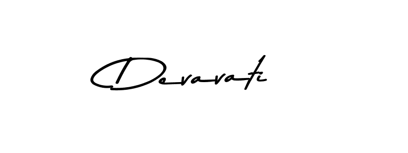 Use a signature maker to create a handwritten signature online. With this signature software, you can design (Asem Kandis PERSONAL USE) your own signature for name Devavati. Devavati signature style 9 images and pictures png