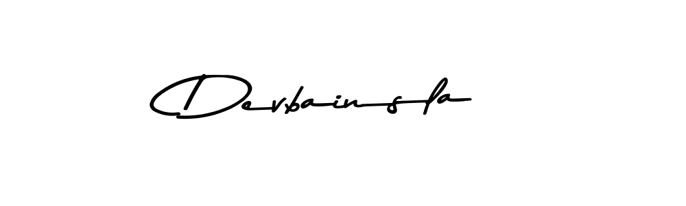 if you are searching for the best signature style for your name Devbainsla. so please give up your signature search. here we have designed multiple signature styles  using Asem Kandis PERSONAL USE. Devbainsla signature style 9 images and pictures png