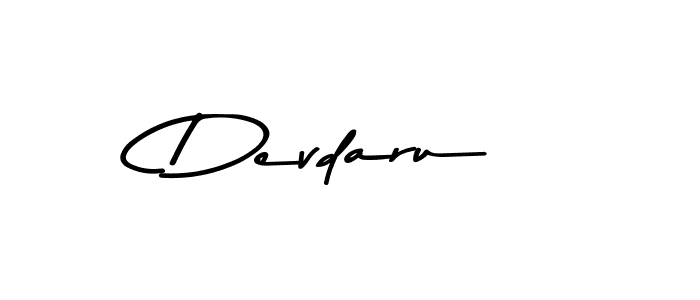 Design your own signature with our free online signature maker. With this signature software, you can create a handwritten (Asem Kandis PERSONAL USE) signature for name Devdaru. Devdaru signature style 9 images and pictures png