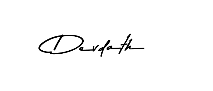 How to make Devdath signature? Asem Kandis PERSONAL USE is a professional autograph style. Create handwritten signature for Devdath name. Devdath signature style 9 images and pictures png