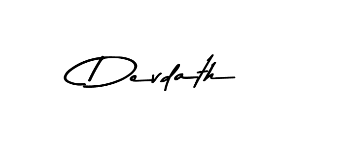 How to make Devdath signature? Asem Kandis PERSONAL USE is a professional autograph style. Create handwritten signature for Devdath name. Devdath signature style 9 images and pictures png