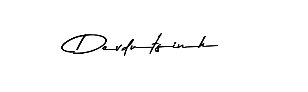How to make Devdutsinh name signature. Use Asem Kandis PERSONAL USE style for creating short signs online. This is the latest handwritten sign. Devdutsinh signature style 9 images and pictures png