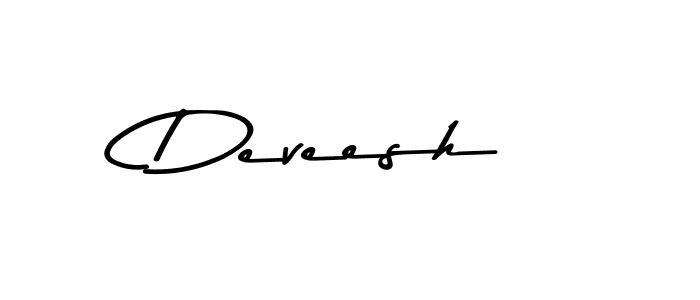 Create a beautiful signature design for name Deveesh. With this signature (Asem Kandis PERSONAL USE) fonts, you can make a handwritten signature for free. Deveesh signature style 9 images and pictures png
