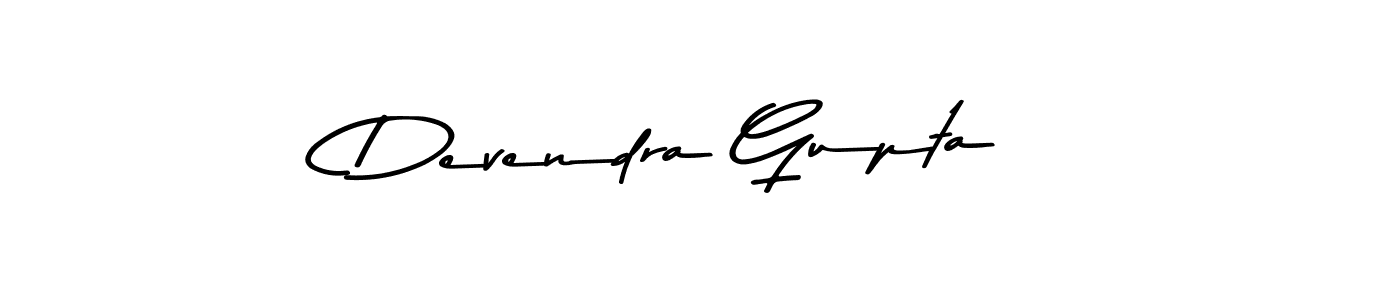 How to make Devendra Gupta name signature. Use Asem Kandis PERSONAL USE style for creating short signs online. This is the latest handwritten sign. Devendra Gupta signature style 9 images and pictures png