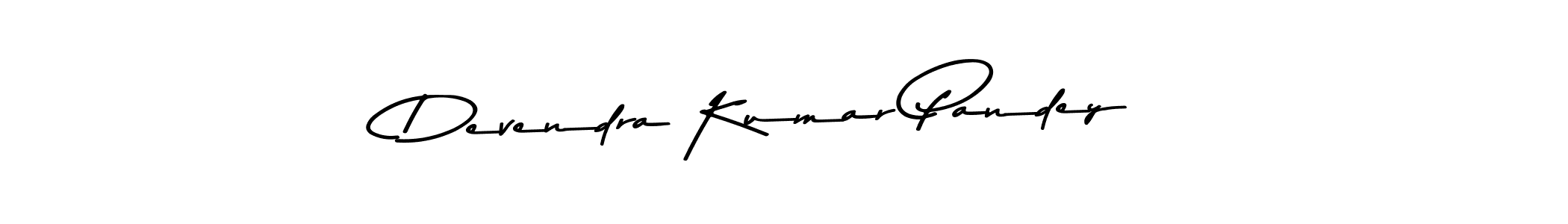 Create a beautiful signature design for name Devendra Kumar Pandey. With this signature (Asem Kandis PERSONAL USE) fonts, you can make a handwritten signature for free. Devendra Kumar Pandey signature style 9 images and pictures png