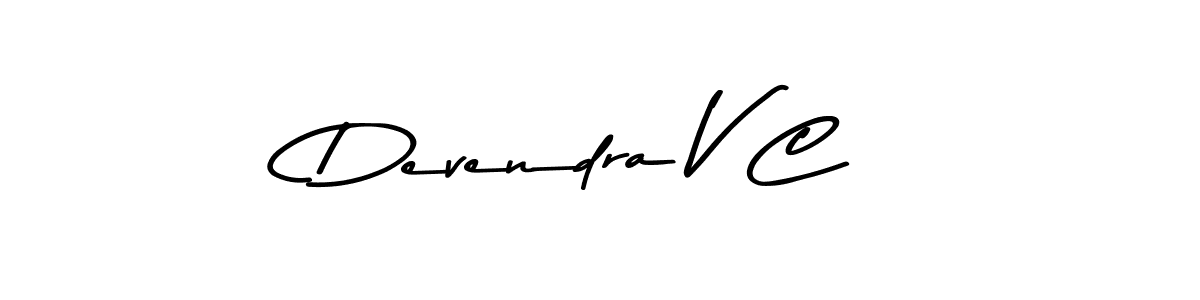 You can use this online signature creator to create a handwritten signature for the name Devendra V C. This is the best online autograph maker. Devendra V C signature style 9 images and pictures png