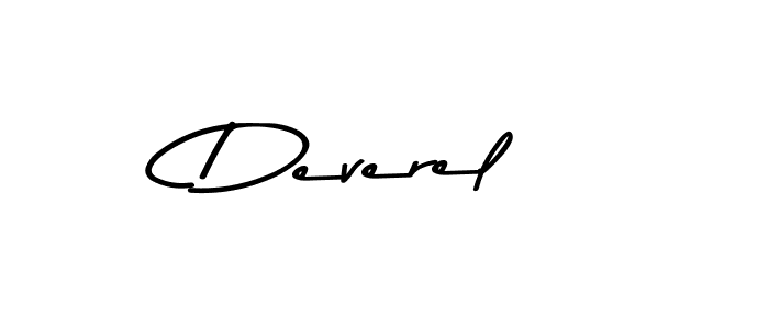 Deverel stylish signature style. Best Handwritten Sign (Asem Kandis PERSONAL USE) for my name. Handwritten Signature Collection Ideas for my name Deverel. Deverel signature style 9 images and pictures png