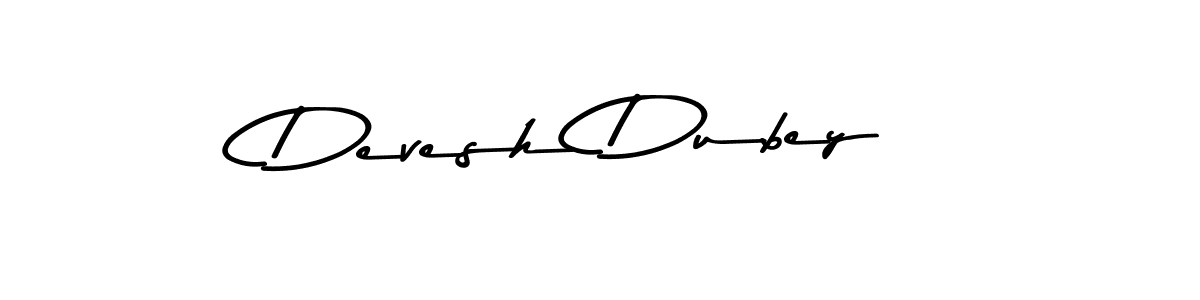 Make a short Devesh Dubey signature style. Manage your documents anywhere anytime using Asem Kandis PERSONAL USE. Create and add eSignatures, submit forms, share and send files easily. Devesh Dubey signature style 9 images and pictures png
