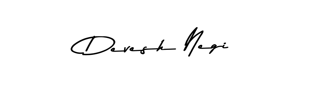 Devesh Negi stylish signature style. Best Handwritten Sign (Asem Kandis PERSONAL USE) for my name. Handwritten Signature Collection Ideas for my name Devesh Negi. Devesh Negi signature style 9 images and pictures png