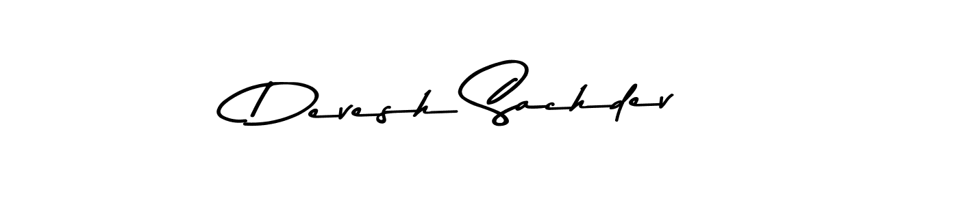 Asem Kandis PERSONAL USE is a professional signature style that is perfect for those who want to add a touch of class to their signature. It is also a great choice for those who want to make their signature more unique. Get Devesh Sachdev name to fancy signature for free. Devesh Sachdev signature style 9 images and pictures png