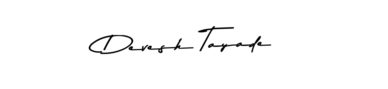 Make a beautiful signature design for name Devesh Tayade. Use this online signature maker to create a handwritten signature for free. Devesh Tayade signature style 9 images and pictures png