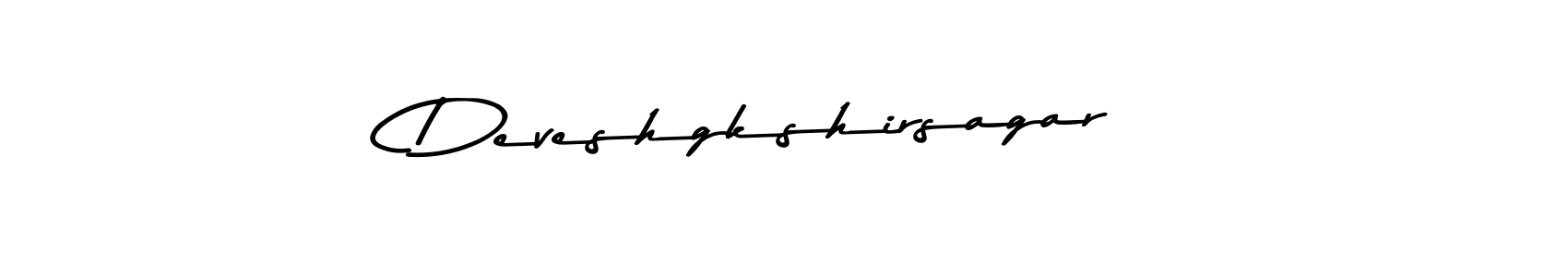 Design your own signature with our free online signature maker. With this signature software, you can create a handwritten (Asem Kandis PERSONAL USE) signature for name Deveshgkshirsagar. Deveshgkshirsagar signature style 9 images and pictures png