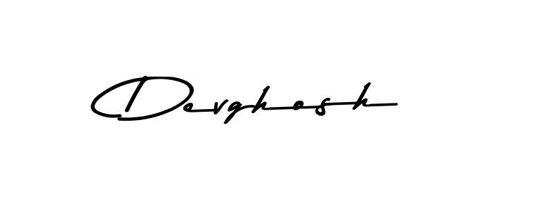 How to make Devghosh signature? Asem Kandis PERSONAL USE is a professional autograph style. Create handwritten signature for Devghosh name. Devghosh signature style 9 images and pictures png
