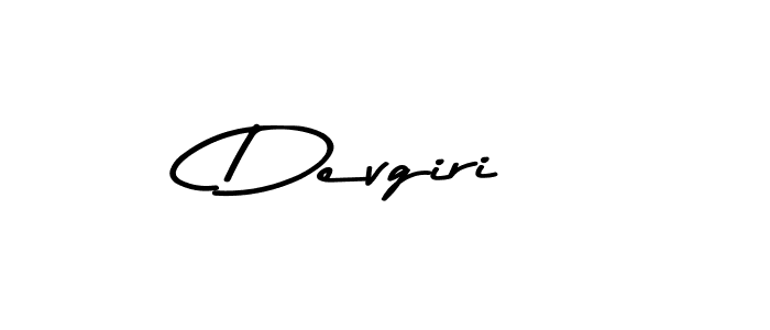 Use a signature maker to create a handwritten signature online. With this signature software, you can design (Asem Kandis PERSONAL USE) your own signature for name Devgiri. Devgiri signature style 9 images and pictures png