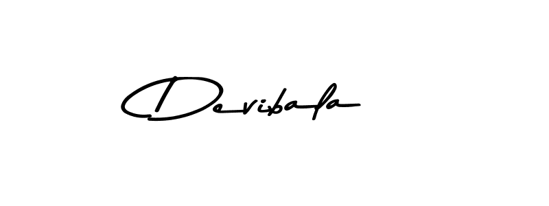 Make a beautiful signature design for name Devibala. With this signature (Asem Kandis PERSONAL USE) style, you can create a handwritten signature for free. Devibala signature style 9 images and pictures png