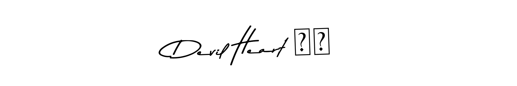 Once you've used our free online signature maker to create your best signature Asem Kandis PERSONAL USE style, it's time to enjoy all of the benefits that Devil Heart ☠️ name signing documents. Devil Heart ☠️ signature style 9 images and pictures png