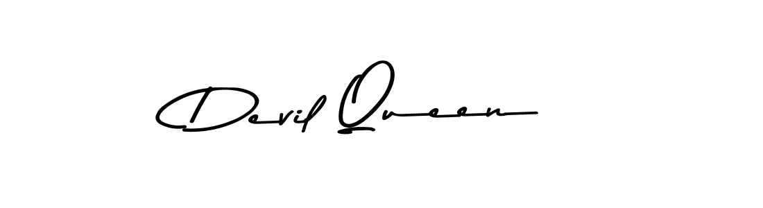 Design your own signature with our free online signature maker. With this signature software, you can create a handwritten (Asem Kandis PERSONAL USE) signature for name Devil Queen. Devil Queen signature style 9 images and pictures png