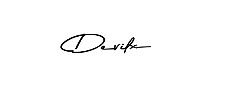 Create a beautiful signature design for name Devilx³. With this signature (Asem Kandis PERSONAL USE) fonts, you can make a handwritten signature for free. Devilx³ signature style 9 images and pictures png