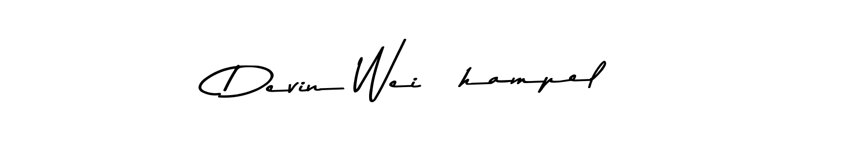 This is the best signature style for the Devin Weißhampel name. Also you like these signature font (Asem Kandis PERSONAL USE). Mix name signature. Devin Weißhampel signature style 9 images and pictures png