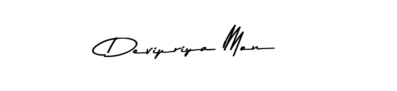 Also You can easily find your signature by using the search form. We will create Devipriya Mon name handwritten signature images for you free of cost using Asem Kandis PERSONAL USE sign style. Devipriya Mon signature style 9 images and pictures png