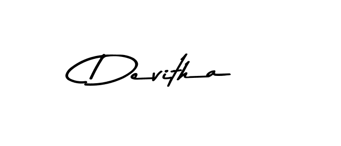 Devitha stylish signature style. Best Handwritten Sign (Asem Kandis PERSONAL USE) for my name. Handwritten Signature Collection Ideas for my name Devitha. Devitha signature style 9 images and pictures png