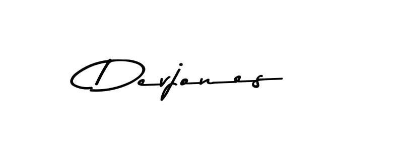 Make a beautiful signature design for name Devjones. With this signature (Asem Kandis PERSONAL USE) style, you can create a handwritten signature for free. Devjones signature style 9 images and pictures png