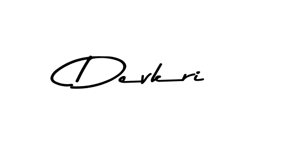 Make a beautiful signature design for name Devkri. With this signature (Asem Kandis PERSONAL USE) style, you can create a handwritten signature for free. Devkri signature style 9 images and pictures png