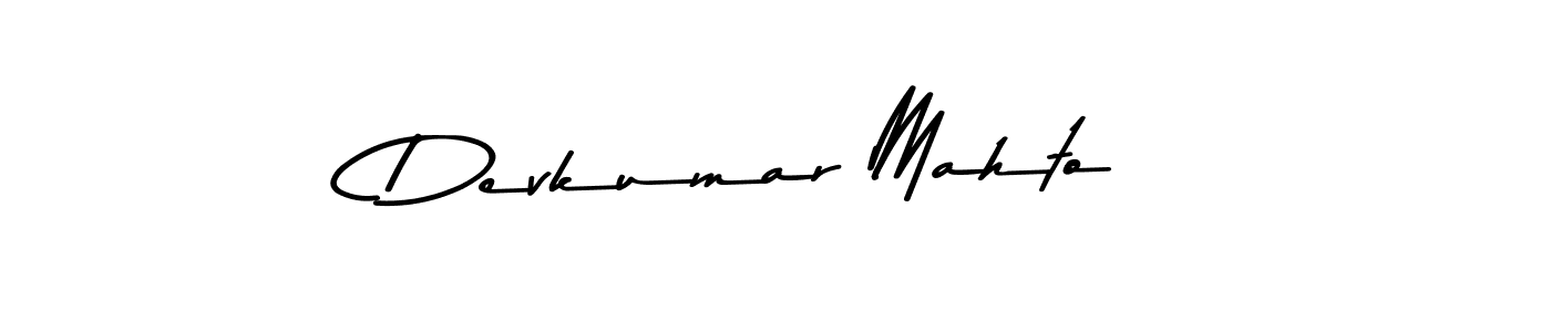 Devkumar Mahto stylish signature style. Best Handwritten Sign (Asem Kandis PERSONAL USE) for my name. Handwritten Signature Collection Ideas for my name Devkumar Mahto. Devkumar Mahto signature style 9 images and pictures png