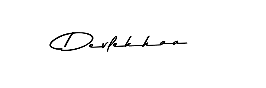The best way (Asem Kandis PERSONAL USE) to make a short signature is to pick only two or three words in your name. The name Devlekhaa include a total of six letters. For converting this name. Devlekhaa signature style 9 images and pictures png