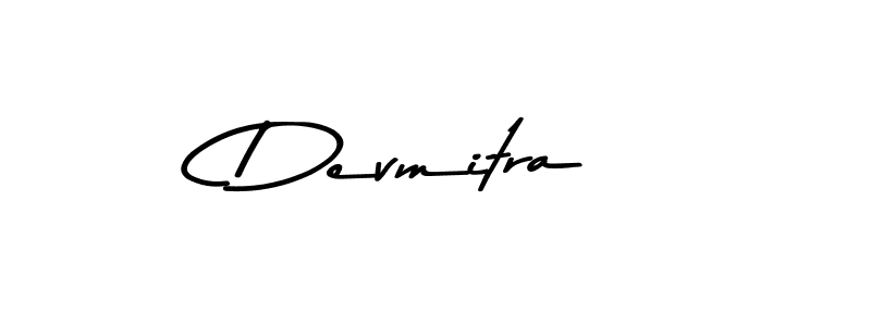 How to make Devmitra signature? Asem Kandis PERSONAL USE is a professional autograph style. Create handwritten signature for Devmitra name. Devmitra signature style 9 images and pictures png
