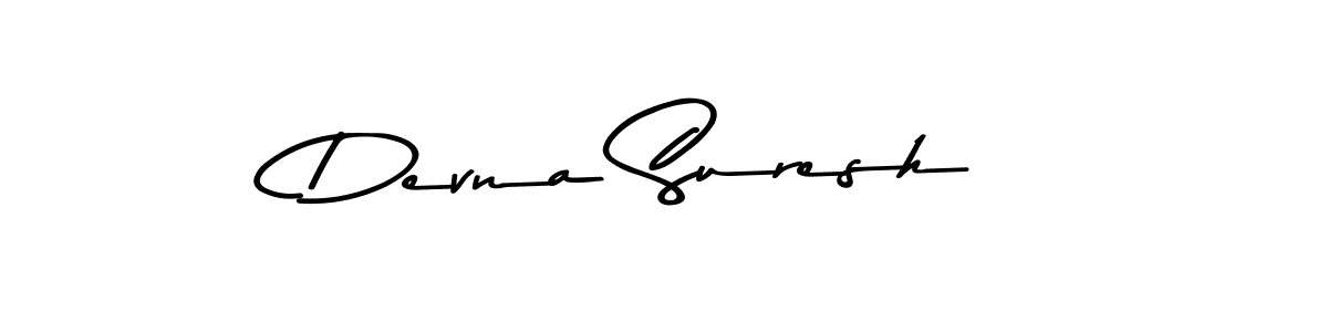 Also You can easily find your signature by using the search form. We will create Devna Suresh name handwritten signature images for you free of cost using Asem Kandis PERSONAL USE sign style. Devna Suresh signature style 9 images and pictures png