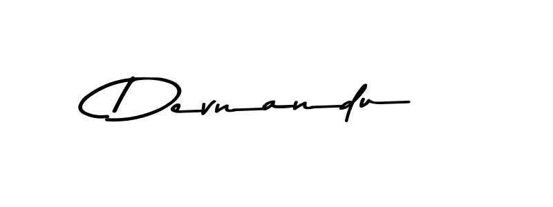 How to make Devnandu name signature. Use Asem Kandis PERSONAL USE style for creating short signs online. This is the latest handwritten sign. Devnandu signature style 9 images and pictures png