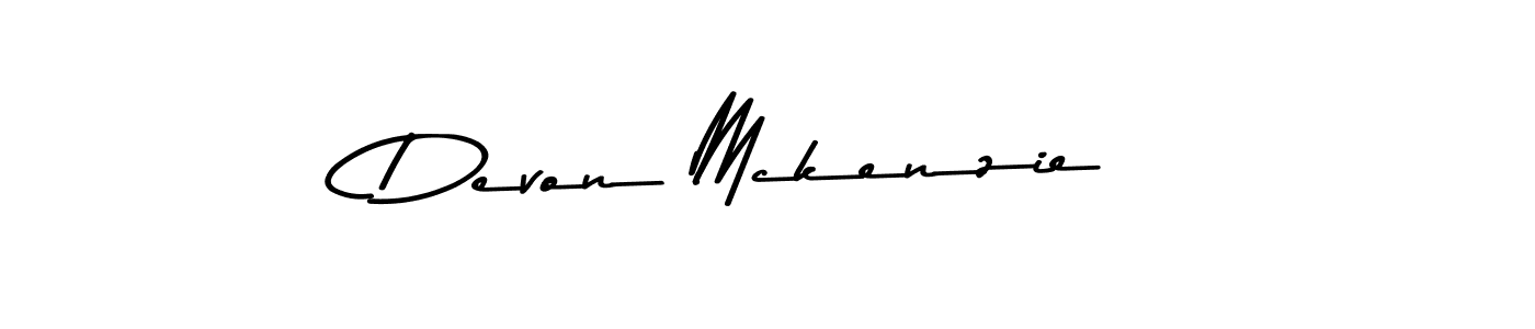 Design your own signature with our free online signature maker. With this signature software, you can create a handwritten (Asem Kandis PERSONAL USE) signature for name Devon Mckenzie. Devon Mckenzie signature style 9 images and pictures png