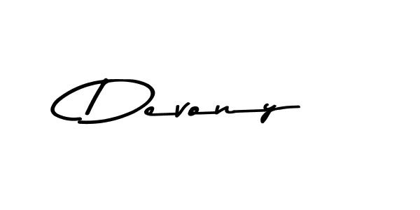 You should practise on your own different ways (Asem Kandis PERSONAL USE) to write your name (Devony) in signature. don't let someone else do it for you. Devony signature style 9 images and pictures png