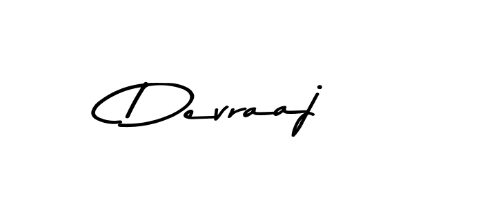 Create a beautiful signature design for name Devraaj. With this signature (Asem Kandis PERSONAL USE) fonts, you can make a handwritten signature for free. Devraaj signature style 9 images and pictures png