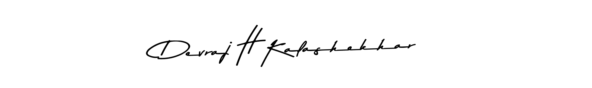 Use a signature maker to create a handwritten signature online. With this signature software, you can design (Asem Kandis PERSONAL USE) your own signature for name Devraj H Kalashekhar. Devraj H Kalashekhar signature style 9 images and pictures png