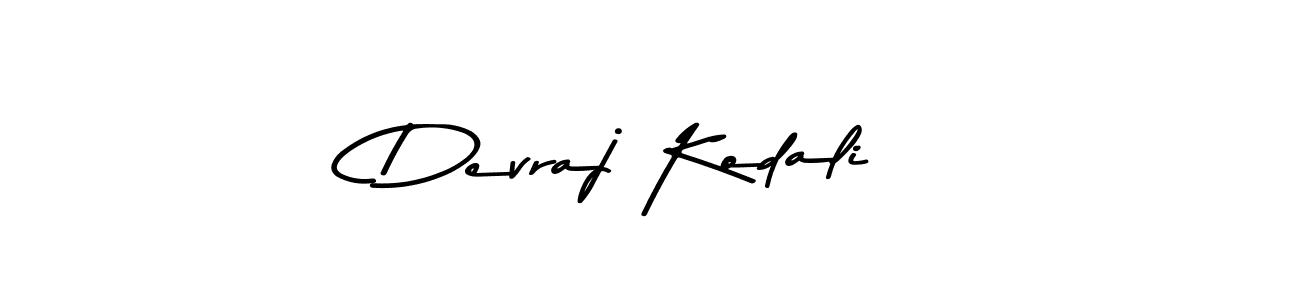 Make a beautiful signature design for name Devraj Kodali. With this signature (Asem Kandis PERSONAL USE) style, you can create a handwritten signature for free. Devraj Kodali signature style 9 images and pictures png