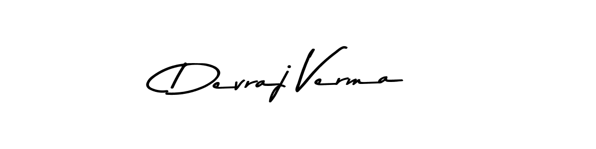 Use a signature maker to create a handwritten signature online. With this signature software, you can design (Asem Kandis PERSONAL USE) your own signature for name Devraj Verma. Devraj Verma signature style 9 images and pictures png