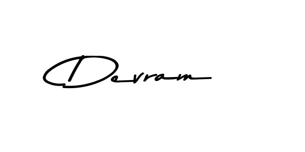 You should practise on your own different ways (Asem Kandis PERSONAL USE) to write your name (Devram) in signature. don't let someone else do it for you. Devram signature style 9 images and pictures png