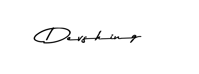 Use a signature maker to create a handwritten signature online. With this signature software, you can design (Asem Kandis PERSONAL USE) your own signature for name Devshing. Devshing signature style 9 images and pictures png