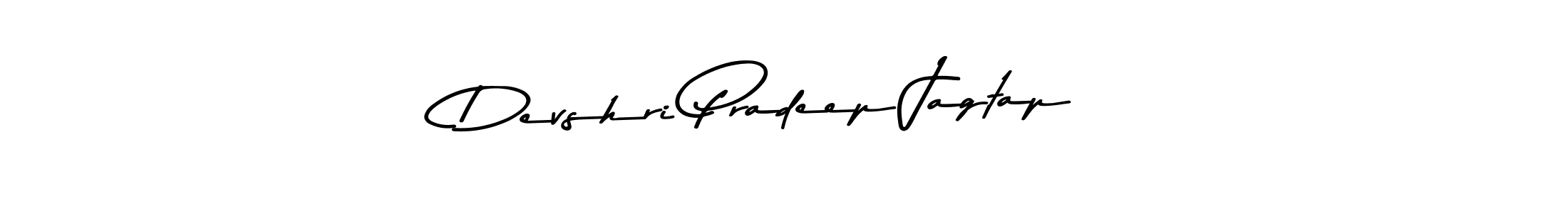 How to make Devshri Pradeep Jagtap name signature. Use Asem Kandis PERSONAL USE style for creating short signs online. This is the latest handwritten sign. Devshri Pradeep Jagtap signature style 9 images and pictures png