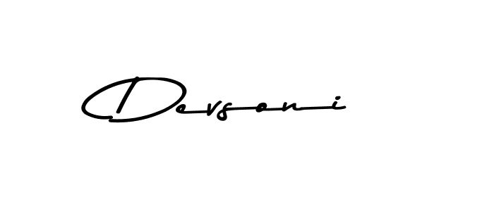 Also we have Devsoni name is the best signature style. Create professional handwritten signature collection using Asem Kandis PERSONAL USE autograph style. Devsoni signature style 9 images and pictures png