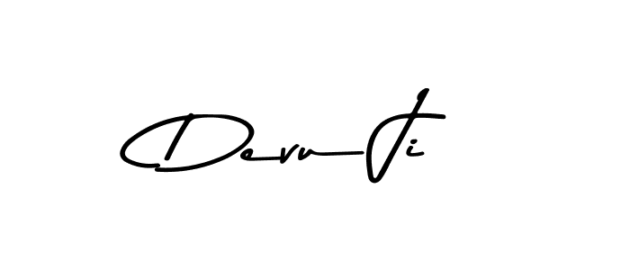 Design your own signature with our free online signature maker. With this signature software, you can create a handwritten (Asem Kandis PERSONAL USE) signature for name Devu Ji. Devu Ji signature style 9 images and pictures png